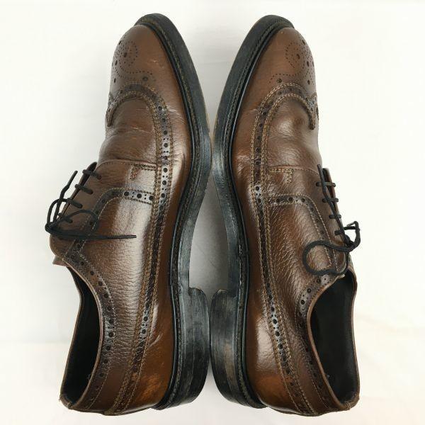 Vintage Rare Mansfields × BOSTONIAN American Full Brogue Wingtip Brown Size 27.528.5 Men's(USED)