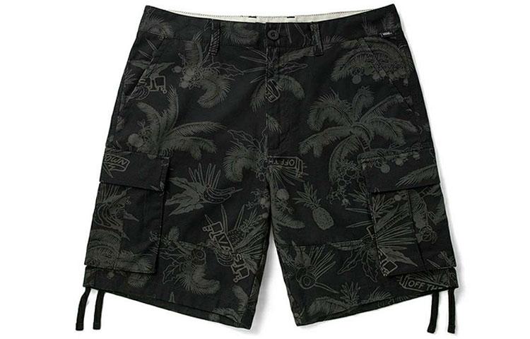 Vans DUFFLE CARGO Shorts Men s Black Moderate VN0A4MTWZCB 28