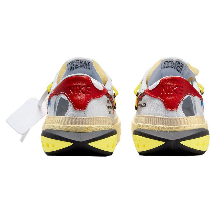Nike Off-White X Blazer Low White University Red Unisex Sneakers DH7863-100