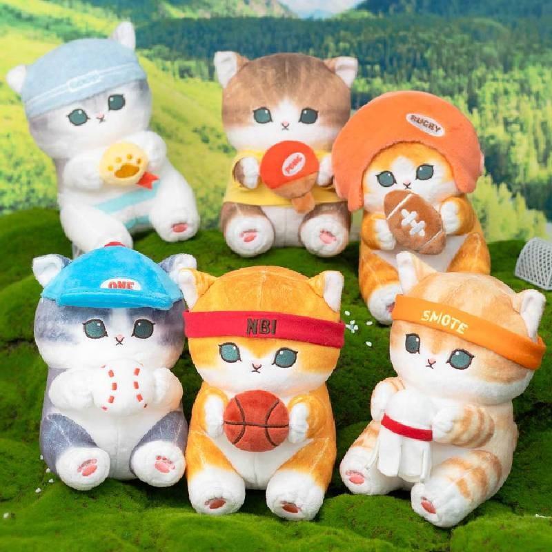 Adorable Mofusand Cat Funsandy Shark Plush Toy For Kids Soft Cartoon Cuddly Doll