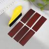 60Pcs Diy Hand Sandpaper Mini Sander Kit Assorted Grit Sanding Strip Detail Tool With 1 Hand Millstone For Wood Metal Projects