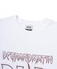 DE GRAND MATIN Edge Logo Tee_White