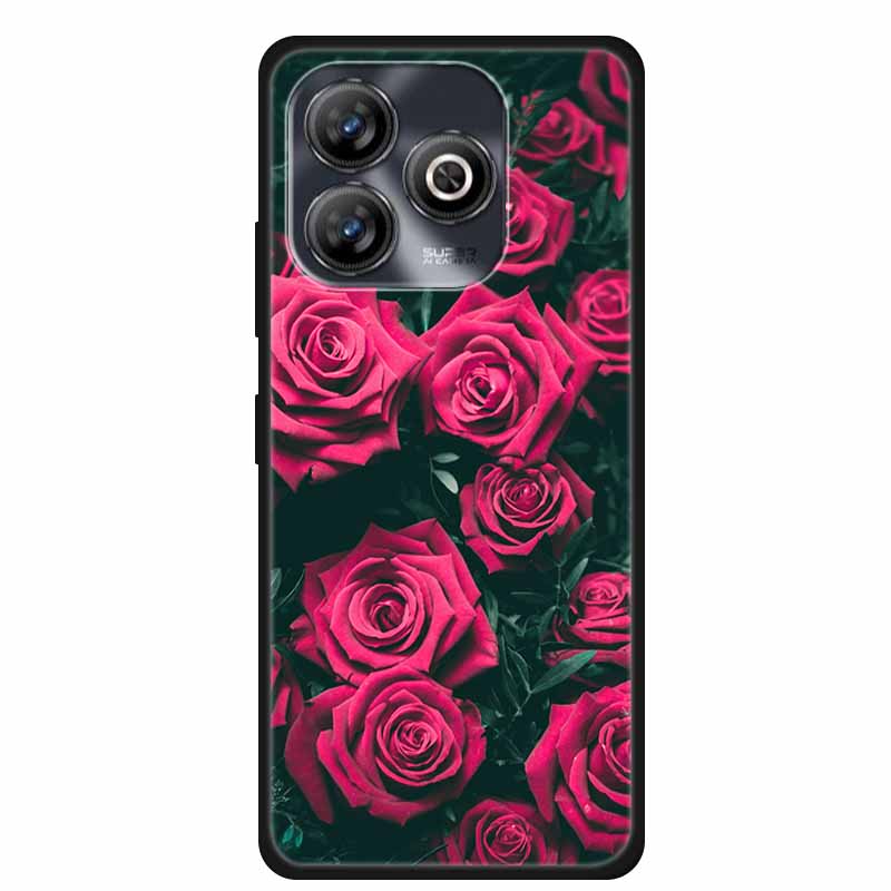 Pro ZTE BLADE A75 4G Pouzdro Zvířata Měkký Silikon TPU Pouzdra na Telefon Zadní Kryt Pro ZTE BLADEA75 Nárazuvzdorný Vlk Ochranný Cool Coque