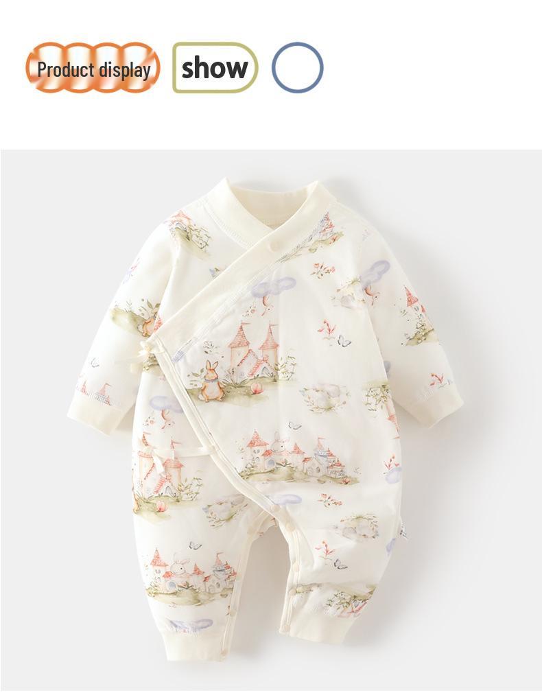 Quilted Baby Onesie: Unisex Autumn/Winter Romper for Newborns