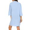 Camicia Versatile in Chiffon con Tasca da Donna 2026 - Colore Unito, Moda Europea e Americana