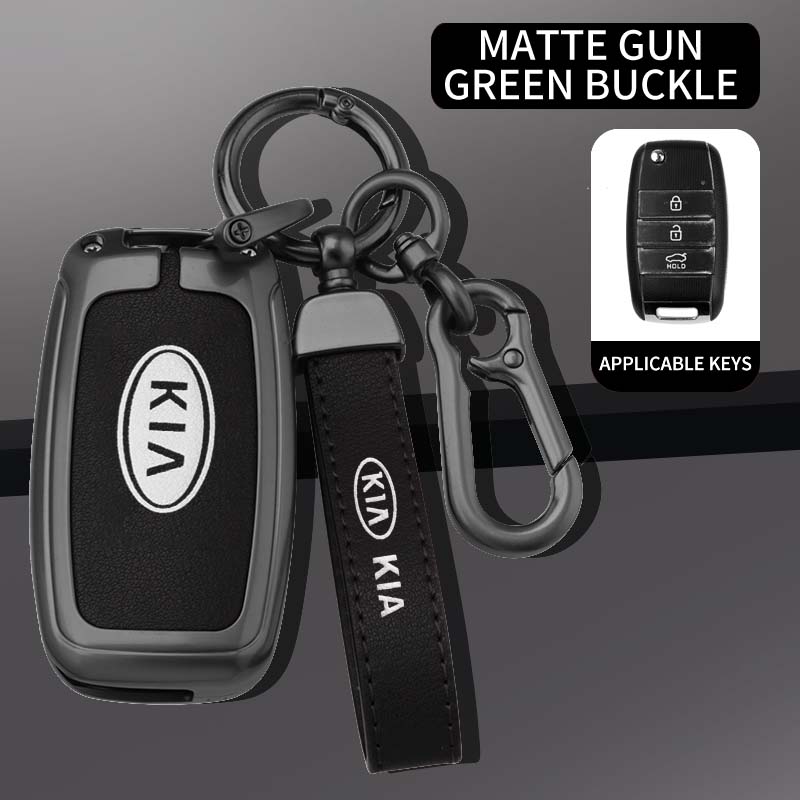 2026 Hot Car Sticker Zinc Alloy Car Key Case Cover Shell For Kia Rio 3 K2 Ceed Cerato K3 Sportage 4 Picanto K5 Optima Sorento Fo
