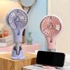 Creative New Model Handheld with Base Spray Electric Fan for Outdoor Travel, Sun Protection, Hydration, and Infinitely Adjustable Speed.