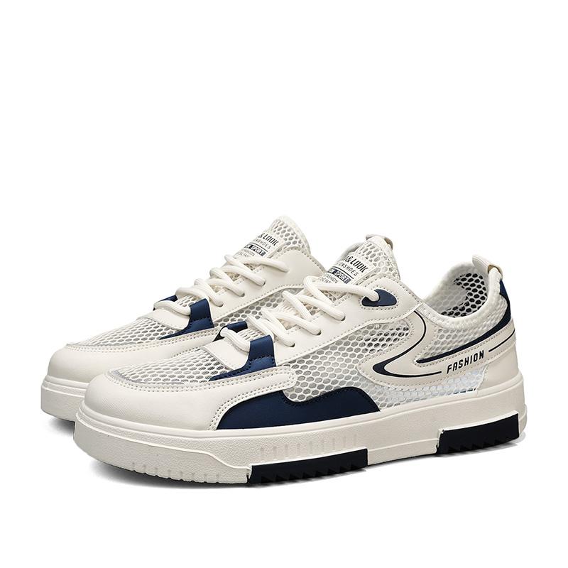 

Men s summer new item niche design mesh breathable versatile sports leisure shoes for teenagers low top soft soled board shoes 44