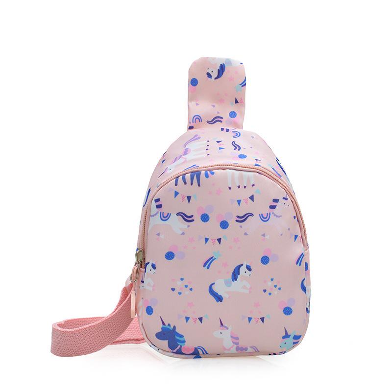 2026 Kids' Crossbody Unicorn Bag - Trendy, Simple Design for Boys and Girls