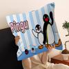Cartoon Pingu Penguin Lucky Dragon Pillow Cover Sofa Cushion Cover Home Room Decoration Children Gift