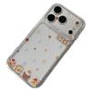 Polka dot dessert bread is suitable for Apple 16/17Pro mobile phone case IP15 anti-drop 14 cute 13 transparent space case