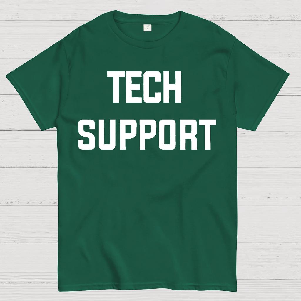 Tech Support Cotton Summer Casual Cool Loose T-Shirt