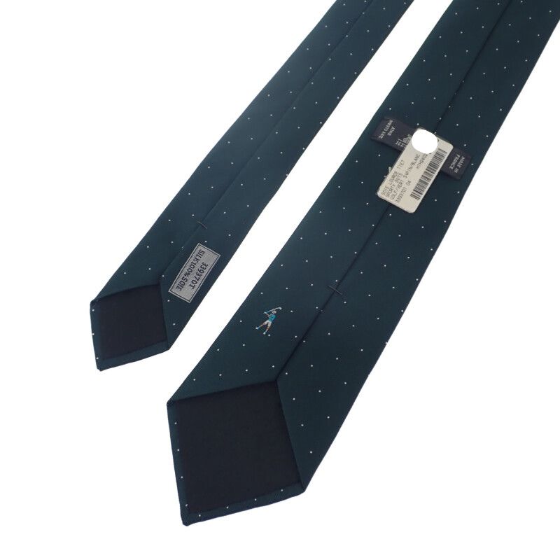 HERMES  H339370T04  slips Verse Sapan/hvit silke herre