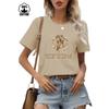 YYFS Women's Fashion Casual Summer Spring Short Sleeve O-Neck Blouses & Shirts