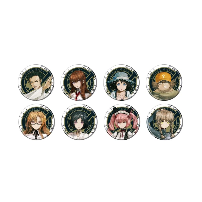 

STEINS GATE 01 [Official Illustration] Can Badge Complete Set (8 pieces per box)