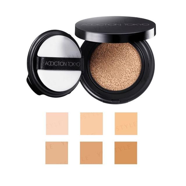 ADDICTION - Стойкий тональный кушон для лица Skin Reflect UV SPF 50+ PA++++ 002 Ivory - Refill
