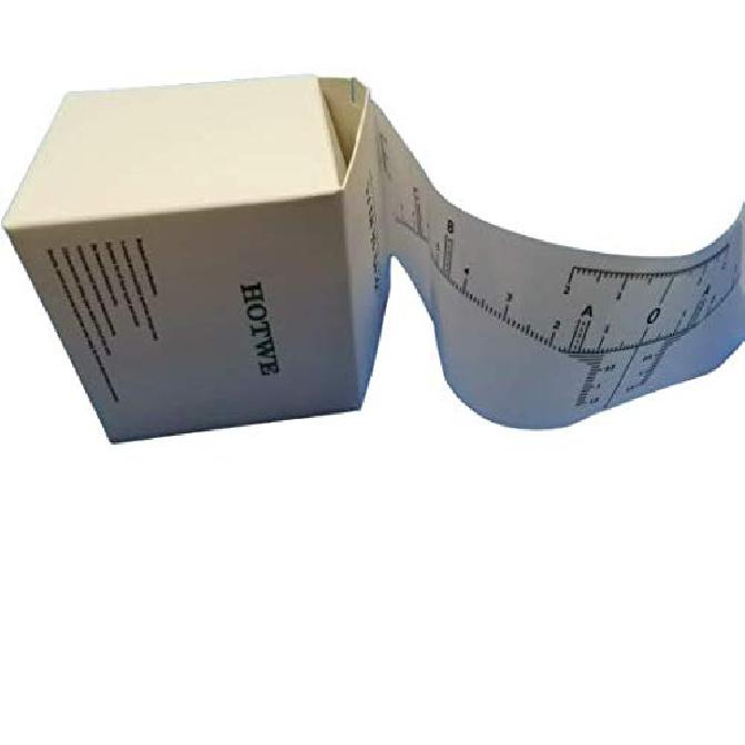 Eyebrow Ruler Sticker for Microblading - Disposable Adhesive Eyebrow Measurement Stencil for Tattooing - Brow Makeup Tools (50Pcs of Pack)