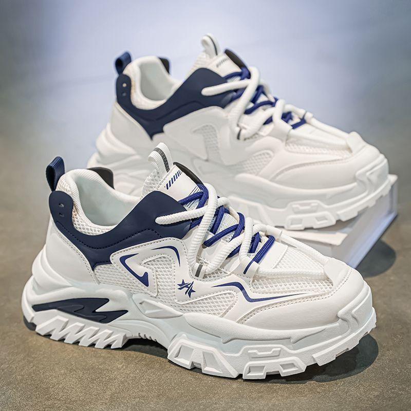 

Internet celebrity popular men s shoes spring tide brand versatile casual junior high school students running sports thick sole heightening little 44