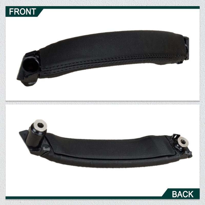 Left Right Car Interior Door Leather Pull Handle Assembly for Land Rover L550 Discovery Sport 2015 2016 2017 2018 Black