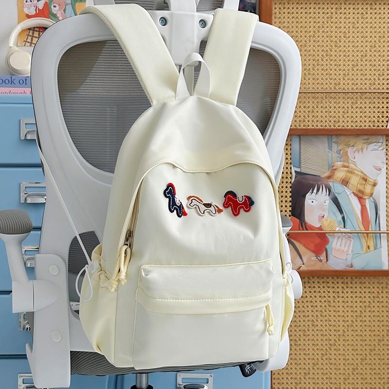 Cartoon Pony Backpack Women's Backpack Junior High School Students Large Capacity Schoolbag