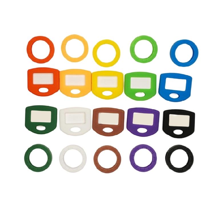 

80 Pack Colorful Silicone Key Sleeves Colourful Key Caps for Easily Key Organization and Identification for Home or Work 1