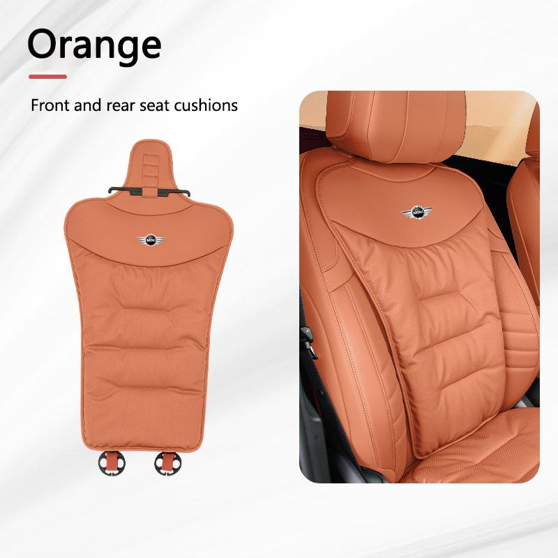 Coussin de siège respirant en peluche Velours Autocollants de housse de siège arrière Pour MINI Cooper One S JWC R55 R56 F56 R57 R58 R59 R60 djpxh44