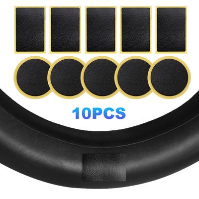 10PCS Bicycle Glue-Free Tire Patches Quick Repairing No-glue Adhesive Quick Drying Bicycle Tire Repair Patches Bike Accessories