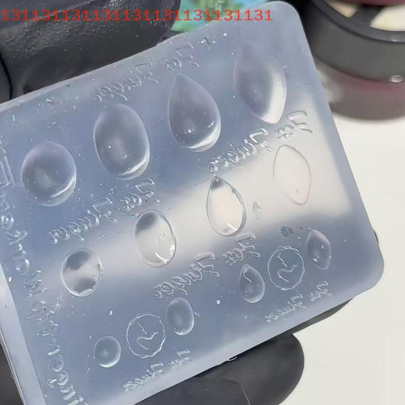 "Manicure Design Essential Transparent 3D Silicone Mold For Gemstone Photo Frame Nail Art Decorations DIY"