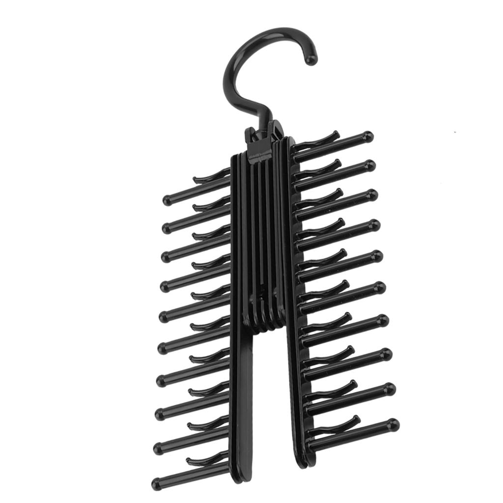 Tie and Belt Holder Holds 20 Ties, for Closet, 360 Degree Rotation, NonSlip, Space Saving