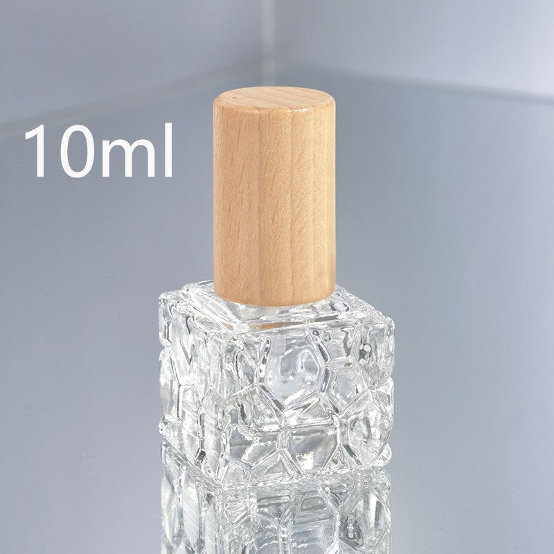 New Travel Portable Sample Wooden Lid Perfume Sub-Bottles
