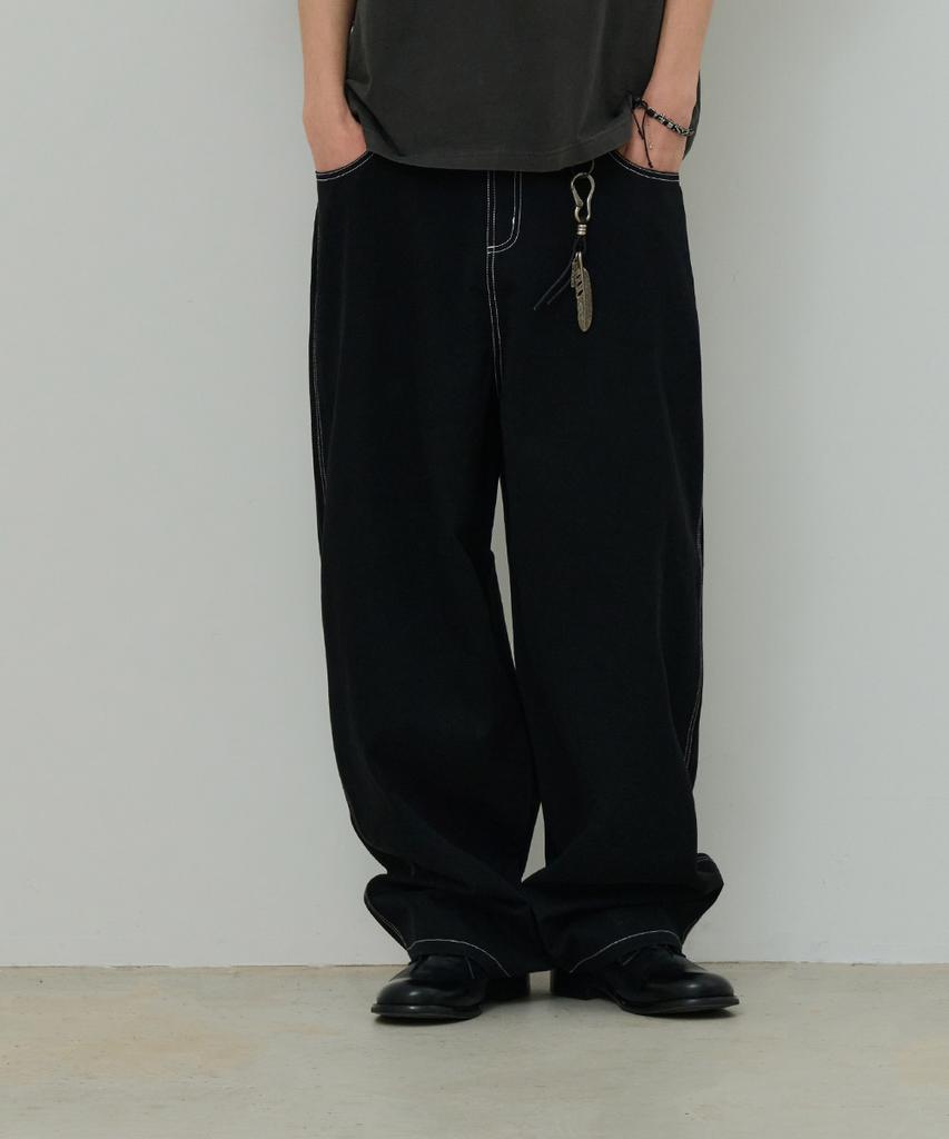 Desiledeu One-Wash Balloon Pants-Fask2202B03
