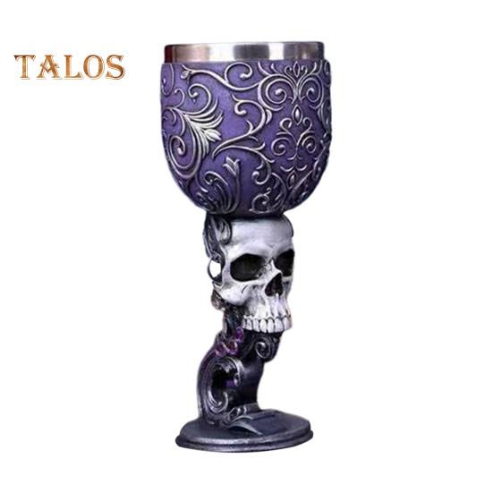 Kielich do wina Dragon Wine Kielich do kota Kielich ze stali nierdzewnej Żywica gotycka Makabryczna Halloween Dekoracyjny Bar Whiskey Koktajl Szklanki do picia piwa Wino