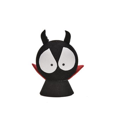 1 Pcs Red Shirt Devil Antenna Topper Eva Decorative Car Topper Balls Black