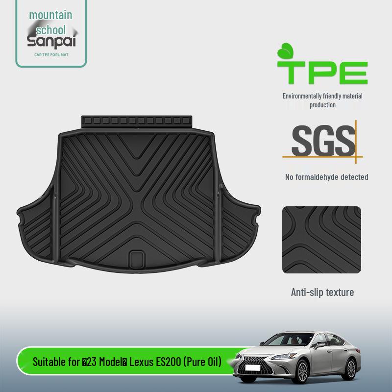 All-TPE Trunk Mat for 2023-24 Lexus ES200 Gasoline Models