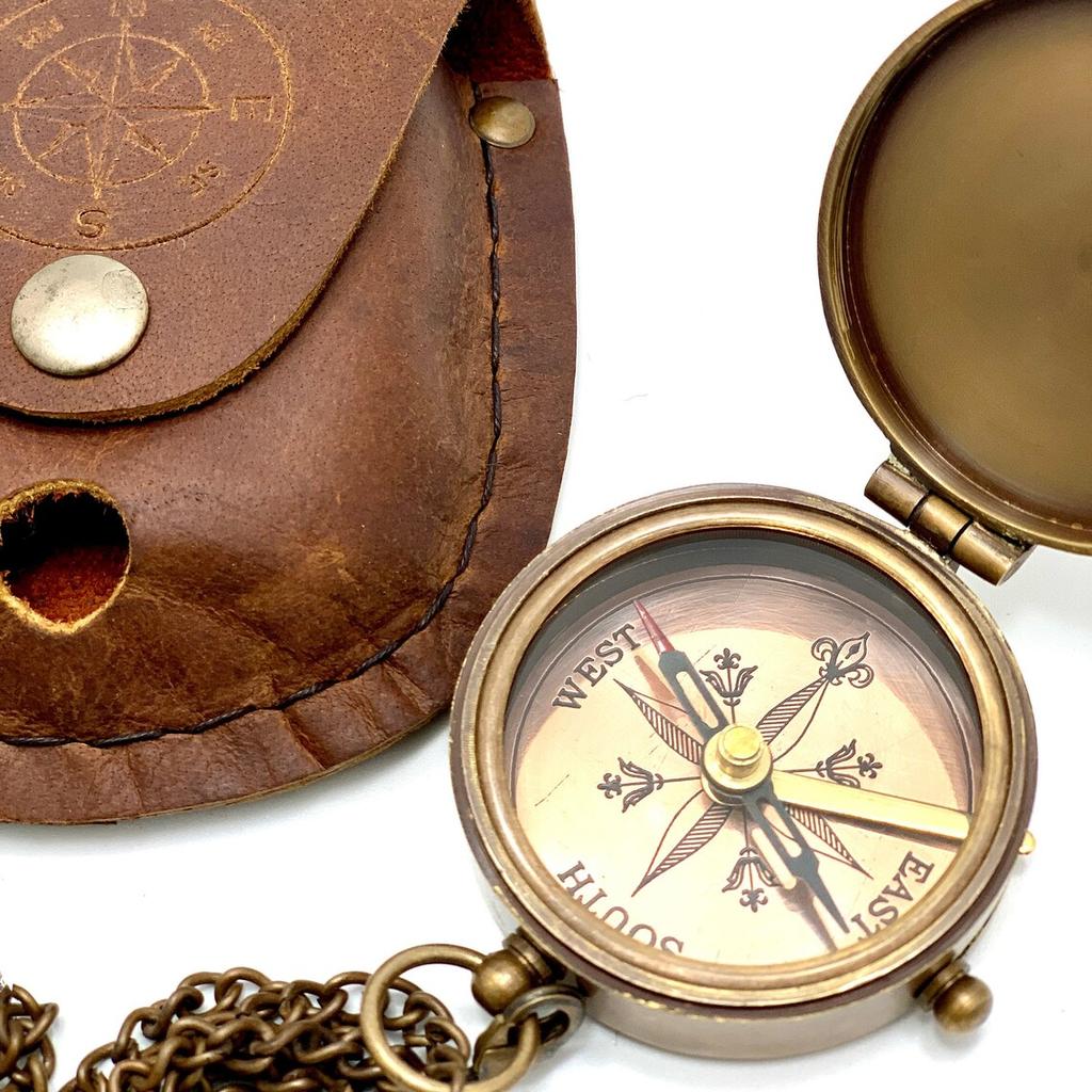 Unique Pocket Compass Brass Nautical Compass, Handmade Compass, Christmas Gift, Gift for Husband, Mens Gift, Gift for Her, Wedding Gift