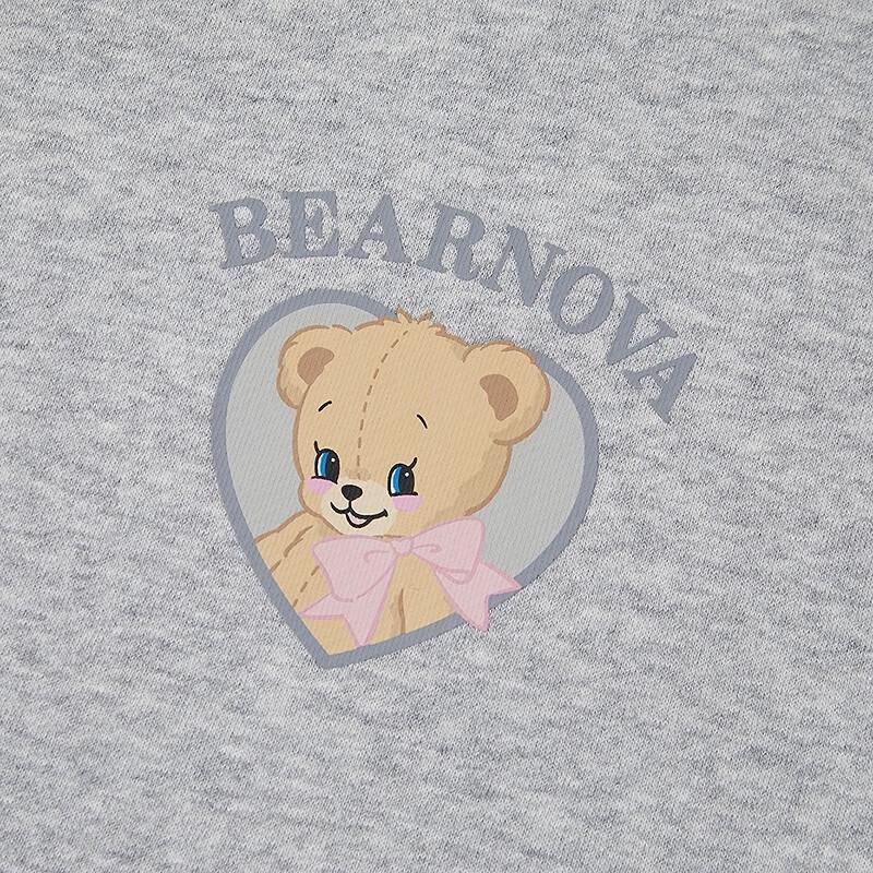 Teenie Weenie Bear Women's 2025 Winter Cartoon Print Sweatshirt
