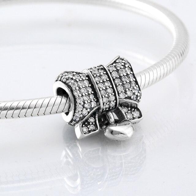 Fashion Trend 925 Sterling Silver Clear Cz Forever Family Fine Beads Fit Original Jiuhao Charm Bracelet Jewelry Making