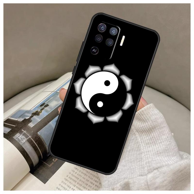 Eight Diagrams Taiji Yin Yang Case For Oppo A16 A76 A96 A60 A98 A58 A78 A18 A38 A80 A40 A77 A57 A17 A74 A54 A94 A15 A5 Pro