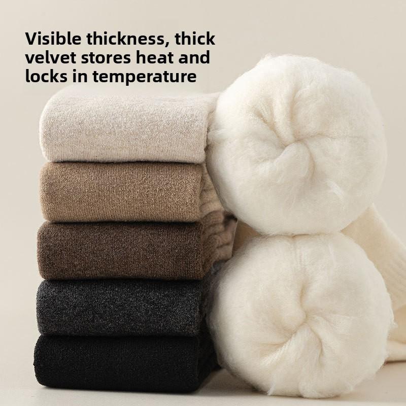 Kniehohe Socken und Lange Oberschenkelsocken für Damen im Herbst und Winter. Dicke und warme, hoch geschnittene Overknee-Langsocken mit zusätzlicher Polsterung.