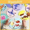 Marine Forest Animals Puzzle Board Educational Toy Learning Cognitive Training
