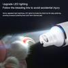 Pet Nail Grinder With LED Light Professional Rechargeable Pet Paws Grooming Tool For Small Medium Large Pet Nail Clippers
