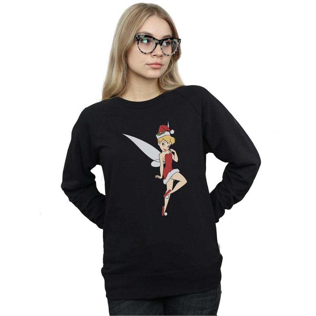 Disney Womens/Ladies Tinker Bell Christmas Sweatshirt
