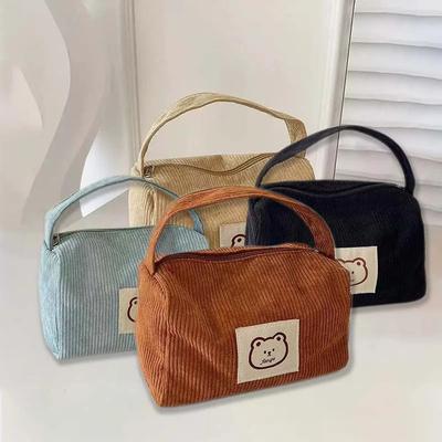 Women's Cosmetic Bags Plush Cute Summer Fashi Large Soft Comfortable Handbag With Handle