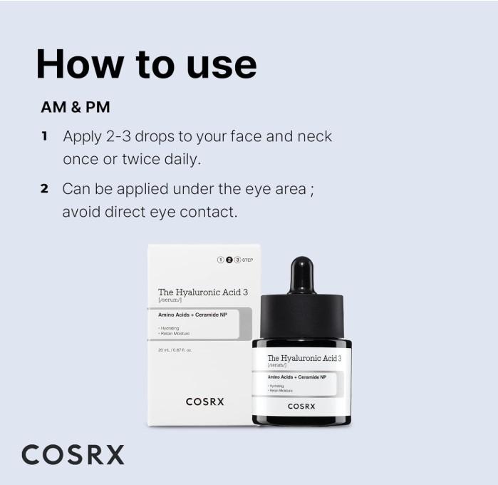 COSRX Serum z kwasem hialuronowym 3 20ml