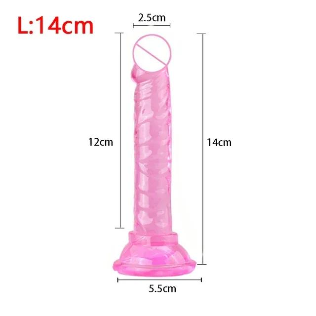 Dildos Vibrating Penetration Strap On Dildo No Vibrator Sex Toy For Women Silicone Sexy Penis Anal Butt Plug Sex Shop