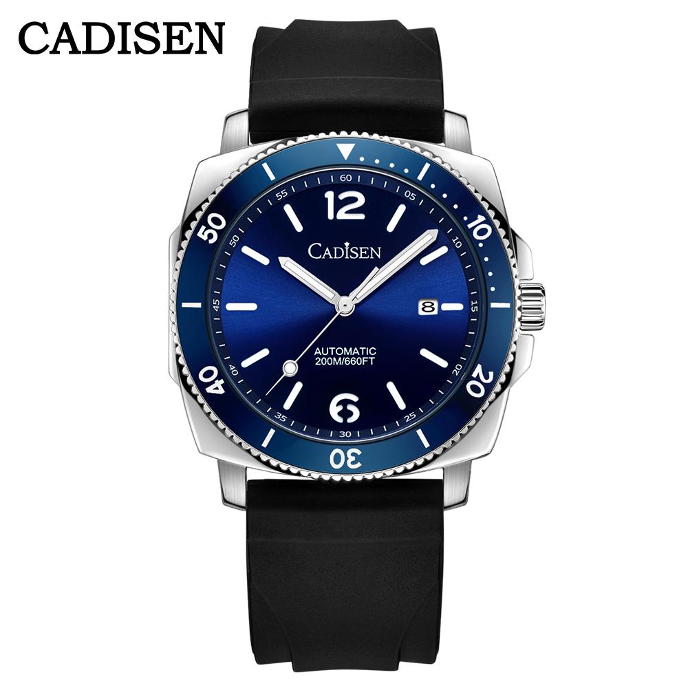 CADISEN Automatico Orologio Uomo Meccanico Vetro zaffiro