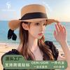 Sommar fransk plattkant strandhatt Havssemester solskydd mångsidig cylinderhatt Premium solskydd stråhatt dam