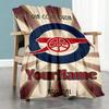 Arsenal Personalized Text Blanket Gift Customizable Blanket Warmthful Decor Perfect for Couch Bedding Seaside Chair Four Seasons Multipurpose