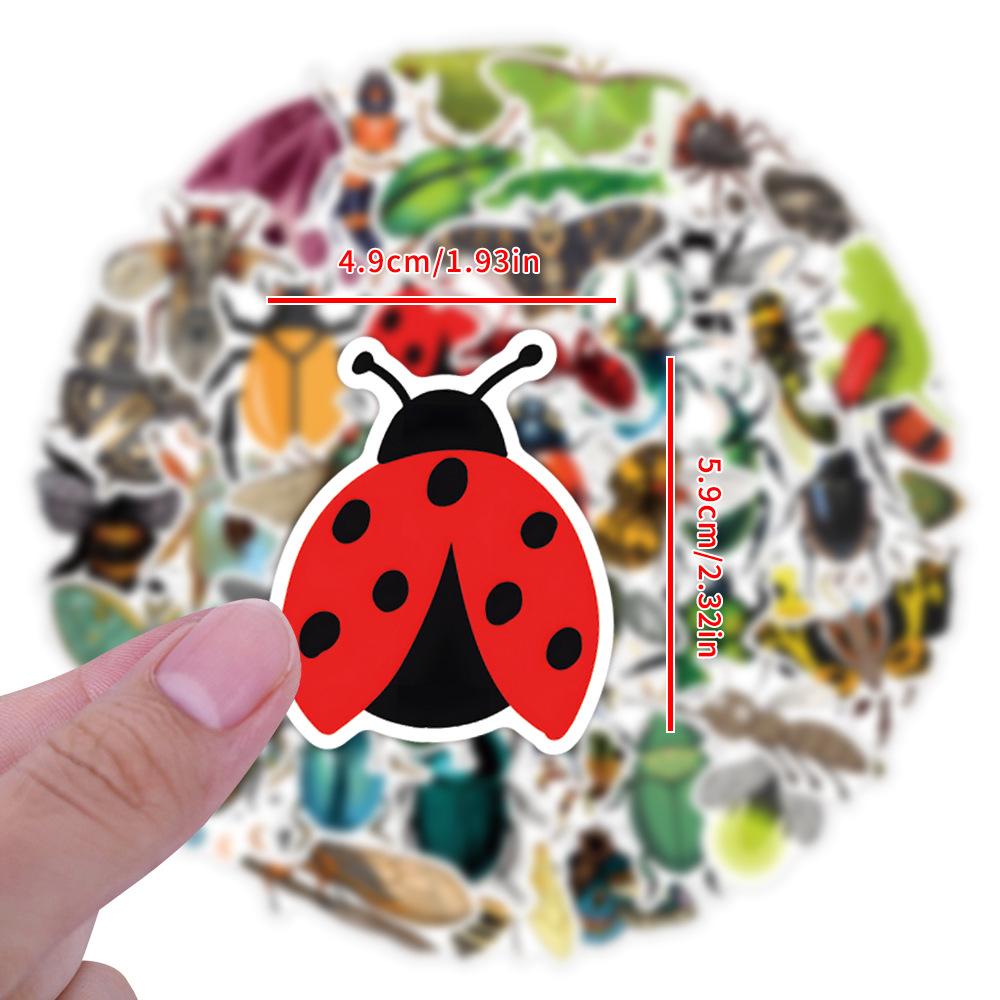 55 New BUG Graffiti Stickers Decorative Skateboard Water Cup Helmet Waterproof Stickers