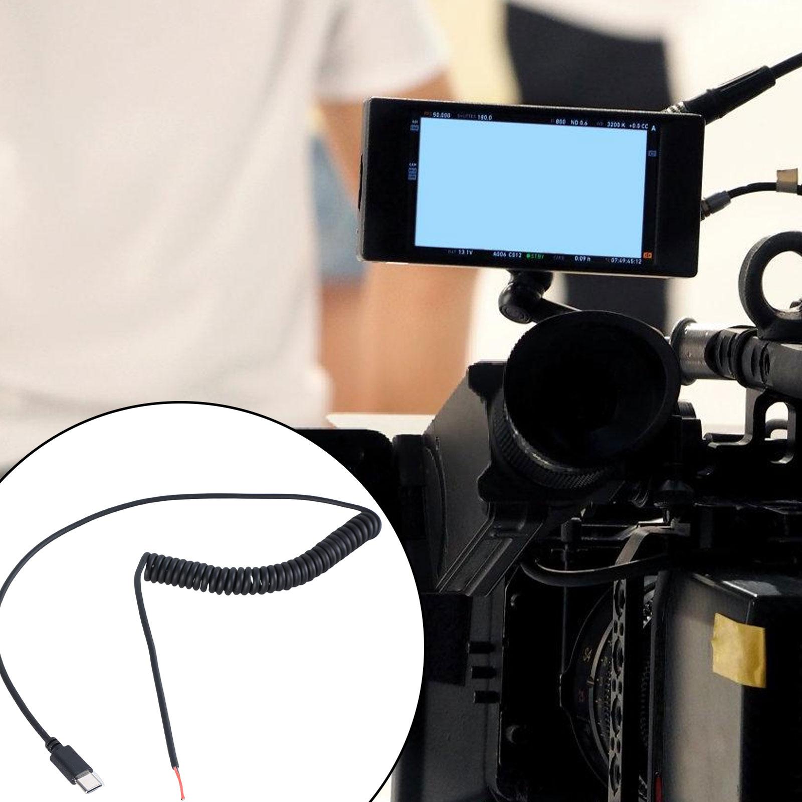 

USB C Male To Bare Wire Power Cable 5V Type c Male 2Pin Pigtail Cable For DIY Installations USB C Equipment Accessories